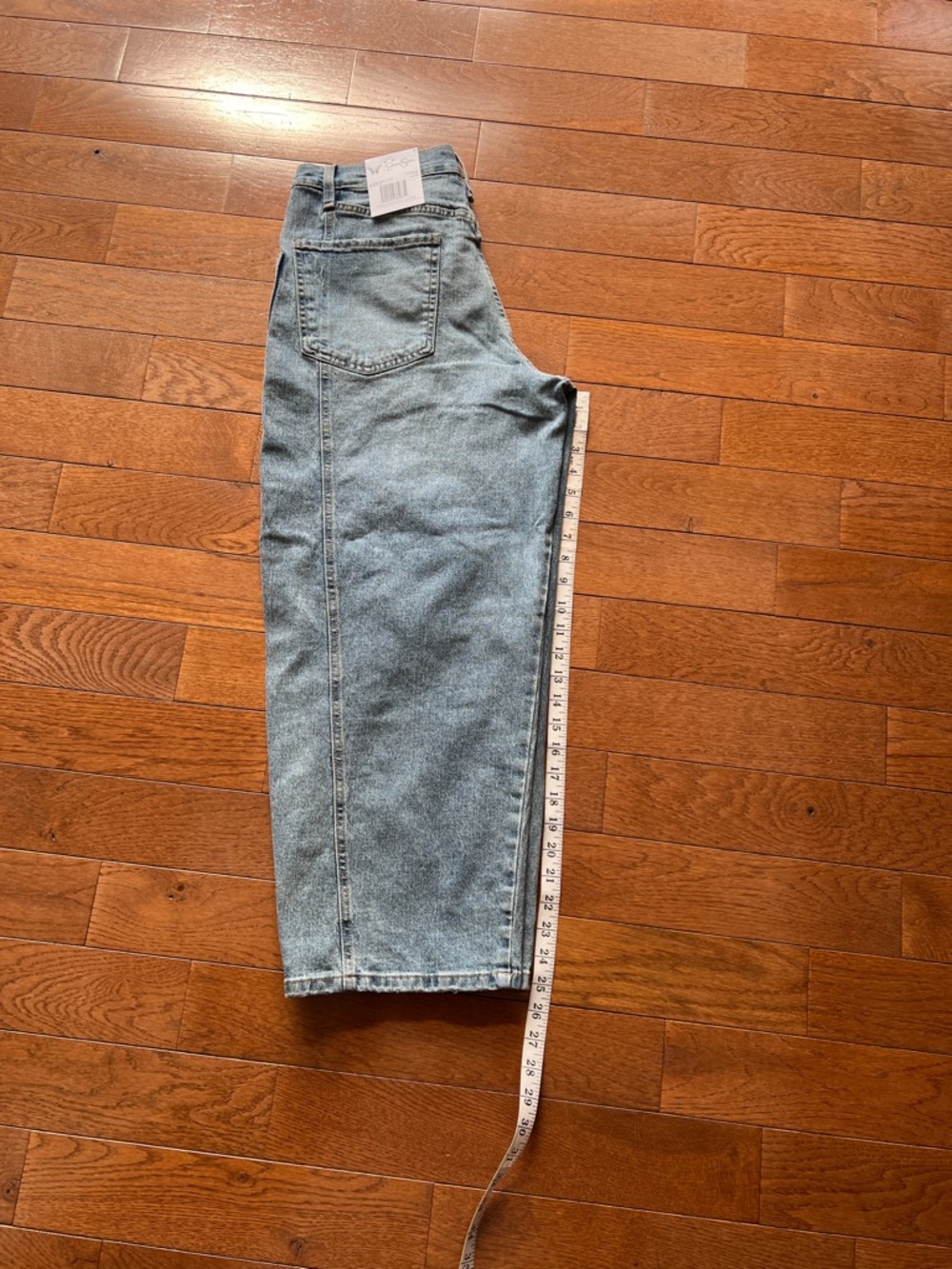 ❤️JESSICA SIMPSON HIGH RISE PATCHWORK BARREL JEAN-NWT-2/6/8/10/12/16❤️ - Picture 12 of 16